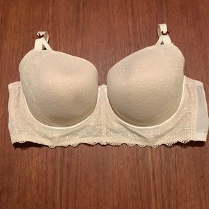 Cacique ivory lace lightly lined Balconette 44DD